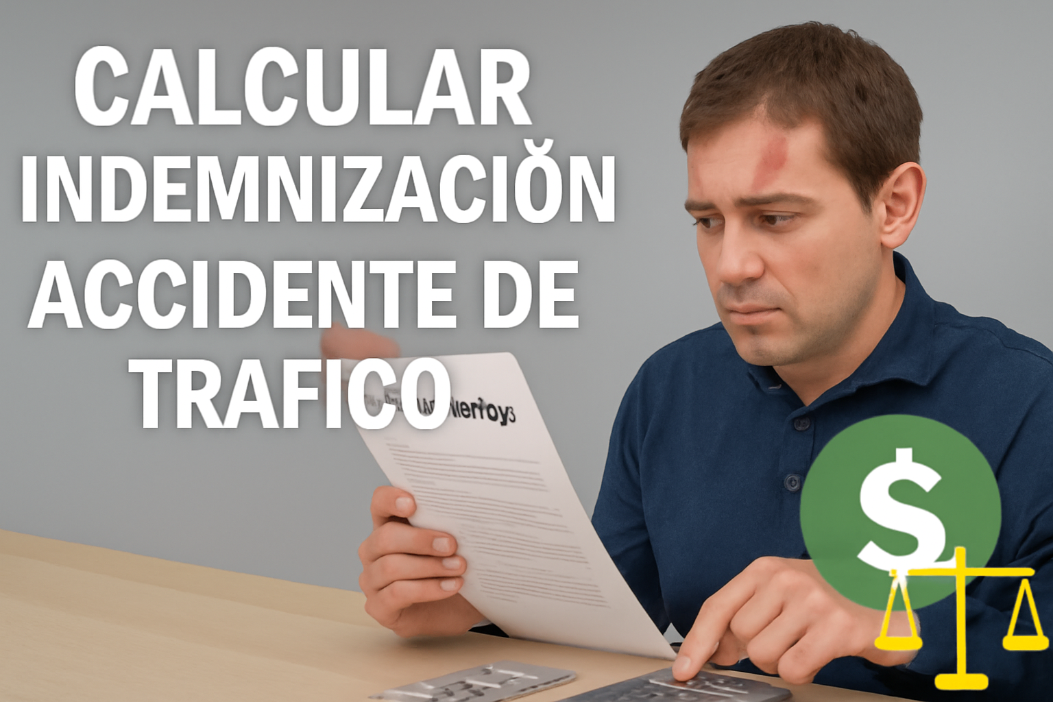 calcular indemnización accidente tráfico