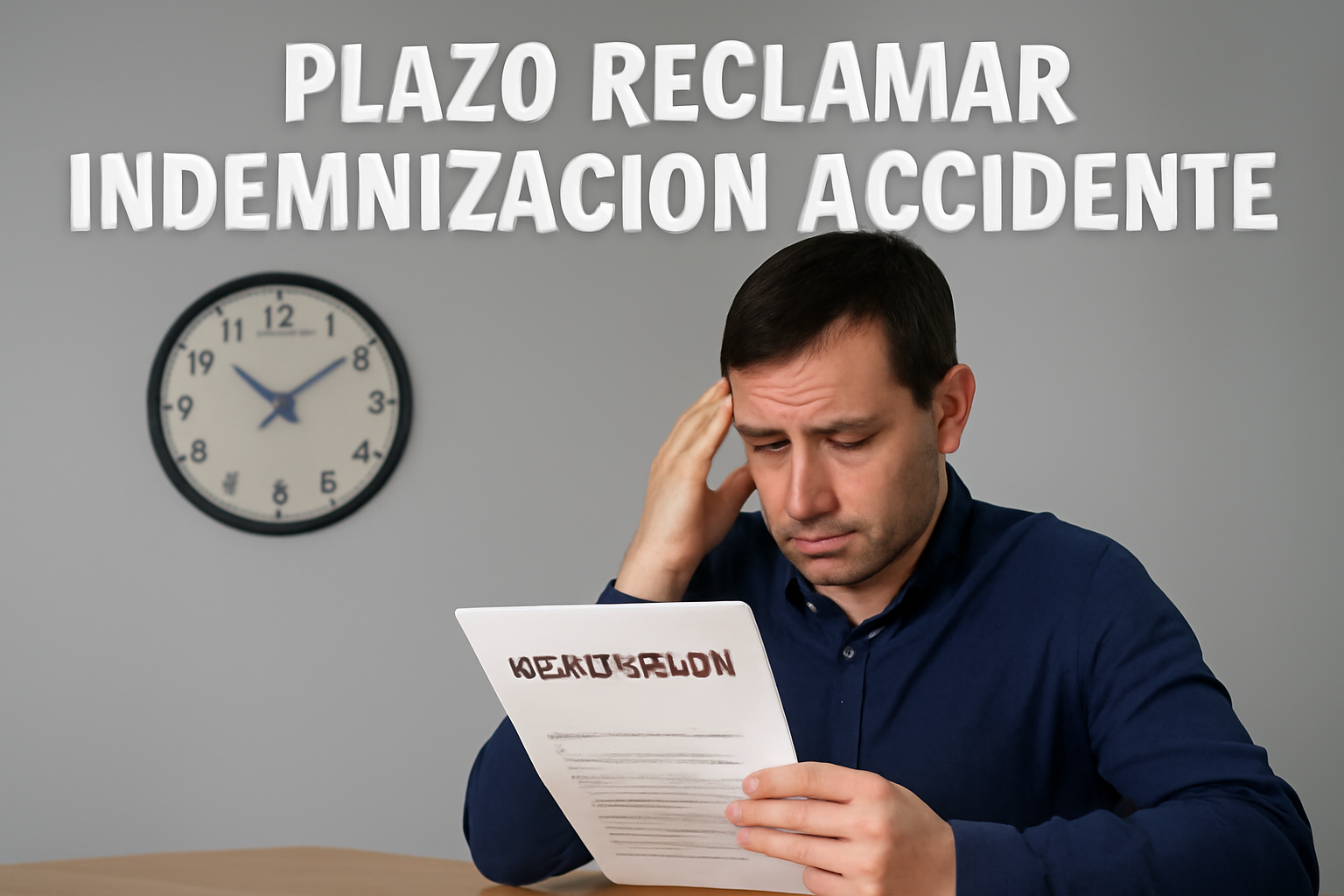plazo reclamar indemnización accidente