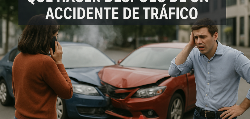 qué hacer después de un accidente de tráfico