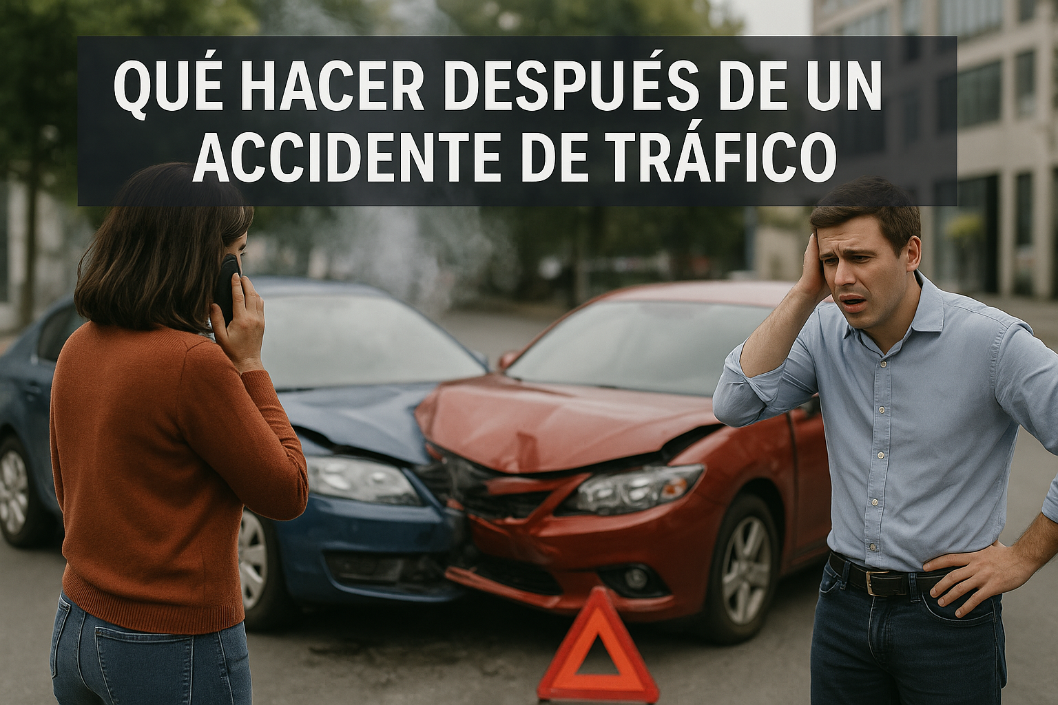 qué hacer después de un accidente de tráfico