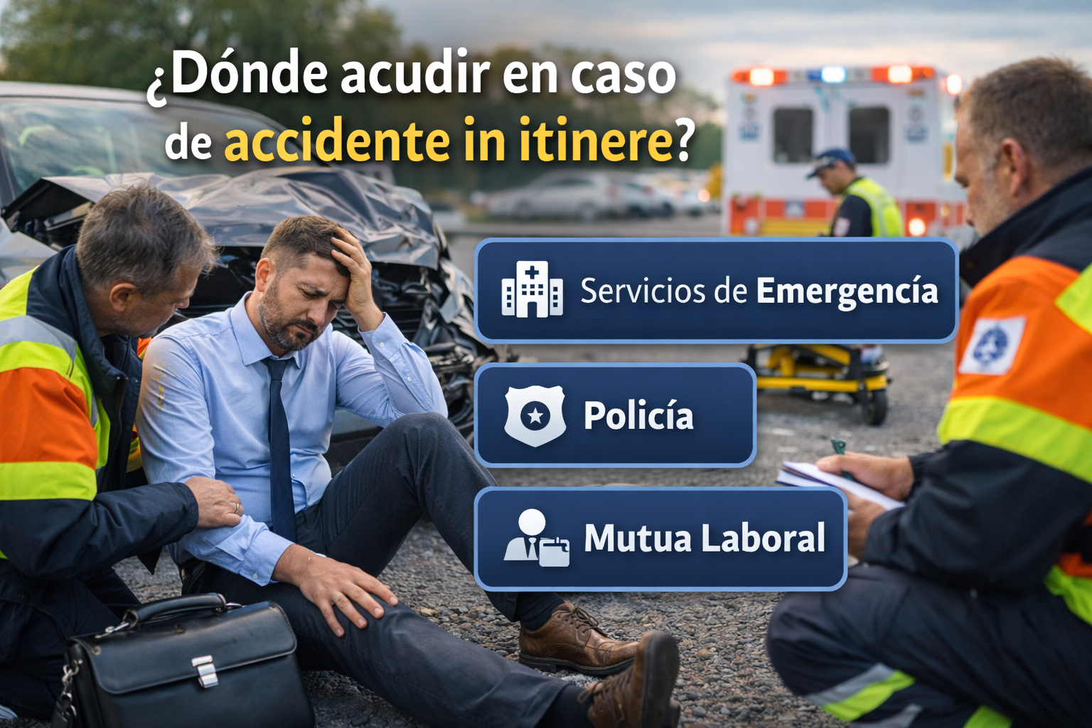 donde acudir en caso de accidente in itinere