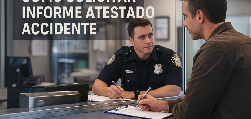 cómo solicitar informe atestado accidente