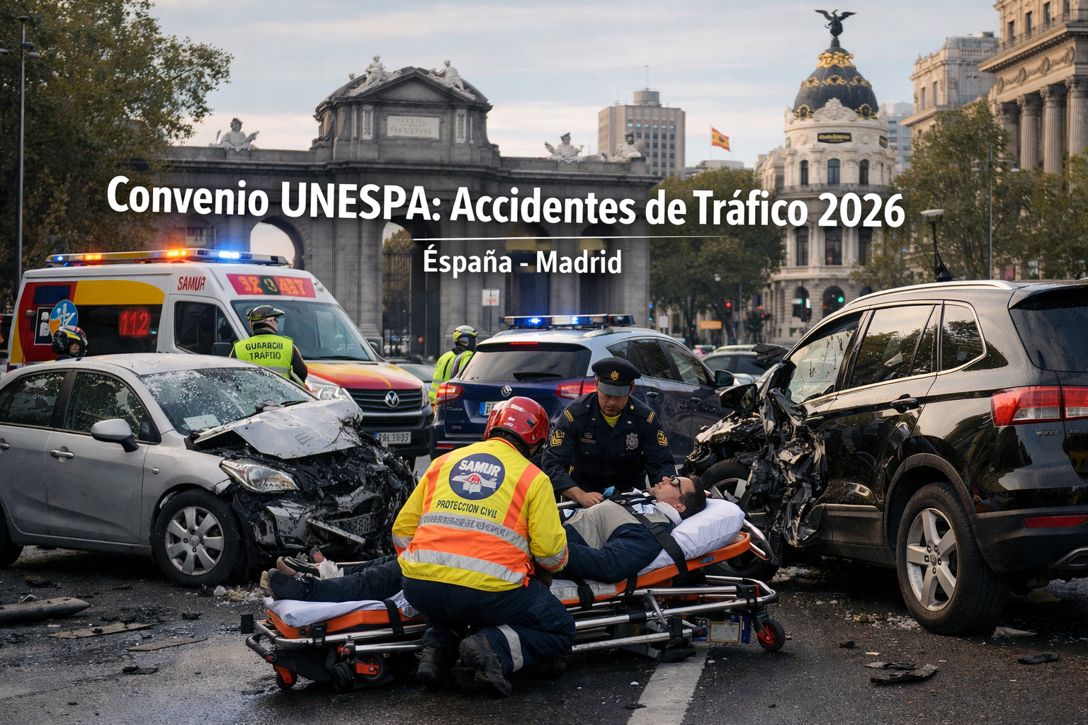 Convenio UNESPA accidentes de tráfico 2026 España Madrid