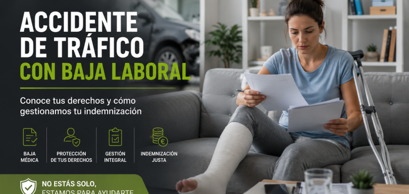 Accidente de tráfico con baja laboral