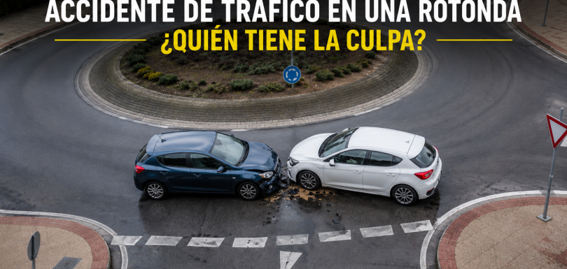 Accidente de tráfico en una rotonda quién tiene la culpa