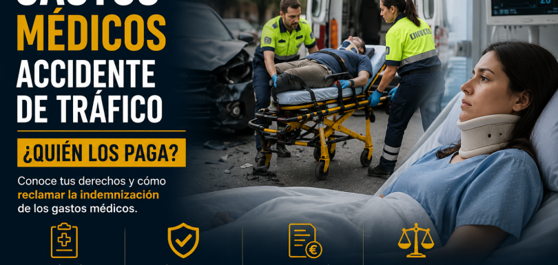 gastos médicos accidente de tráfico quién los paga