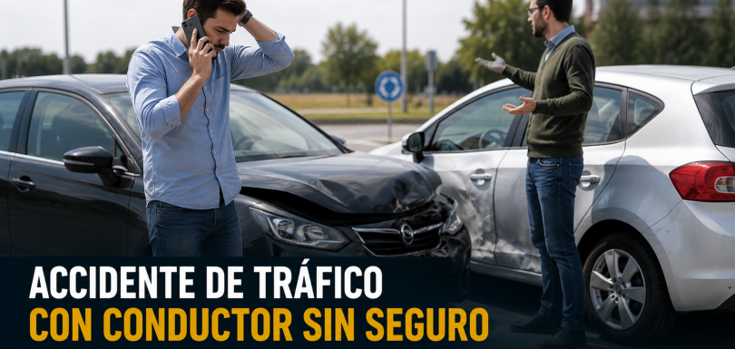 accidente de tráfico con conductor sin seguro